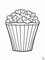 Popcorn Coloring Pages  Free Printable Sheets For Kids GBcoloring sketch template