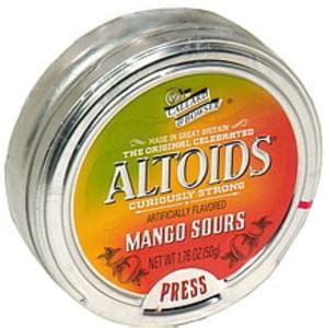 Altoids Mango Sours Mints - 1.76 oz, Nutrition Information | Innit