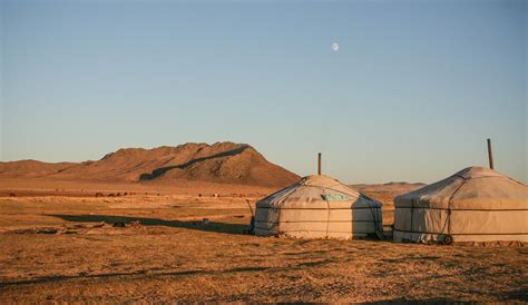 Arid Landscapes | Our gers in the arid landscape at the edge… | Flickr