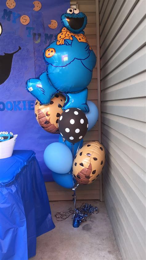 Cookie Monster balloons | Monster 1st birthdays, Monster birthday parties, Cookie monster ...