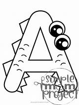 Printable Alphabet Coloring Pages sketch template