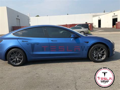 Tesla Model 3 Matte Wrap | Tesla Car Wrap | MyTeslaWrap.com