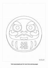 Colouring Daruma Designlooter Day Coloringpagesabc Sketch Coloring Page sketch template