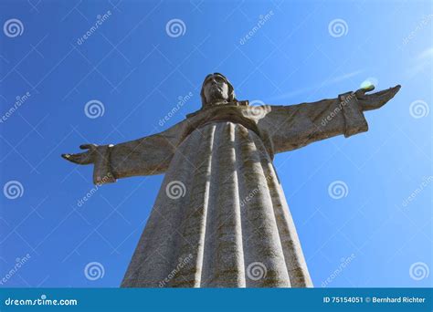 Christ the King Statue in Lisbon. Portugal Editorial Photo - Image of culture, outdoors: 75154051