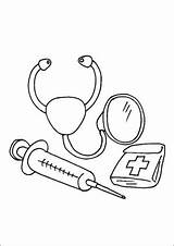 Medical Coloring Book Pages For Preschoolers sketch template