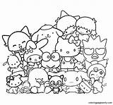 52 Páginas Para Colorear De Personajes Sanrio  ColoringPagesOnlycom sketch template