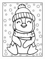 Penguin Printable Coloring Pages sketch template