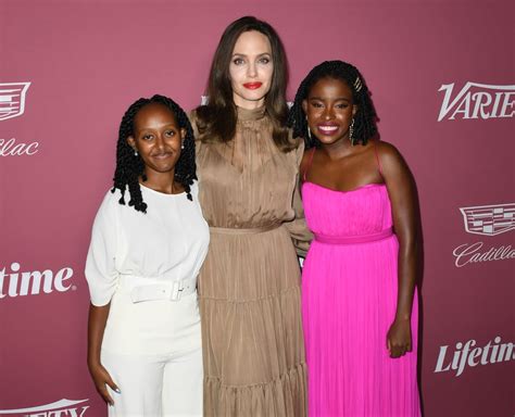 Zahara Jolie-Pitt Attends a Variety Event With Mom Angelina | POPSUGAR ...