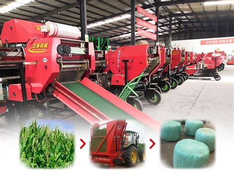 Corn Stalks Are Harvested, Baled, and Wrapped | Taizy Machine Company