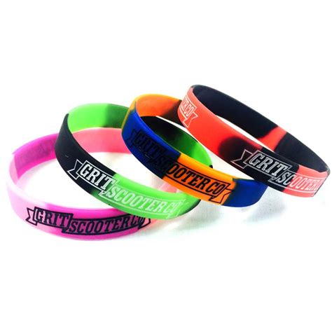 Segmented Colors Silicone Wristband - Greenworks