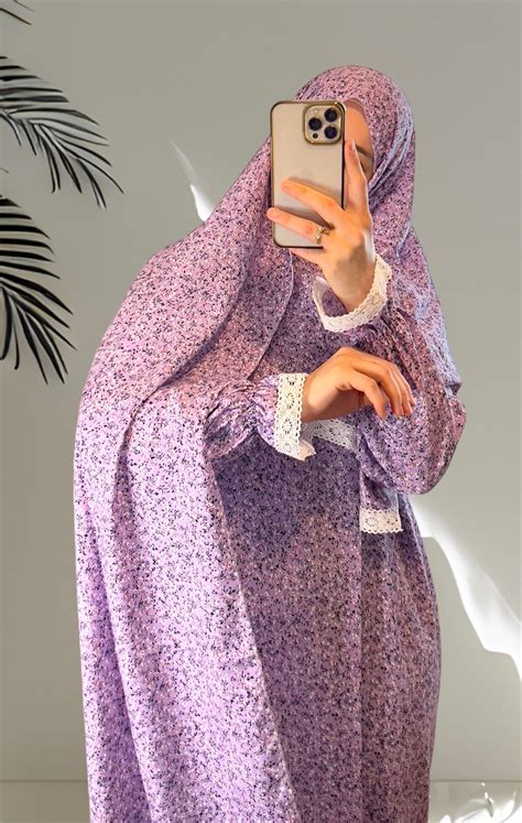 Luxury Muslim Women Prayer Dress, One Piece Prayer dress, Islamic gift ...