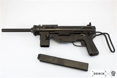 M3 submachine gun Cal. .45 "Grease Gun" USA 1942 (WWII) (1313) - Submachine gun - World War I ...