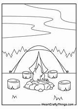 Free Camping Coloring Pages Spark Creativity And Adventure sketch template