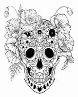 50 Totenkopf Ausmalbilder Skeleton Coloring Pages  Etsyde sketch template