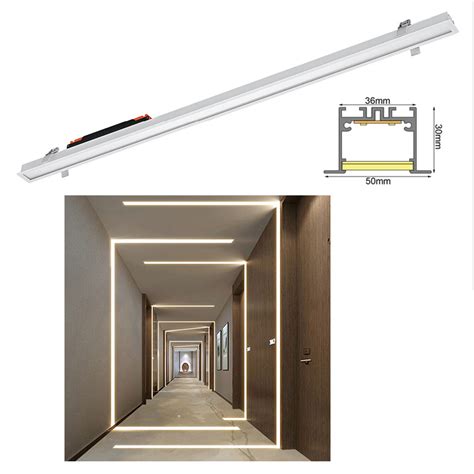 5 Years Warranty LED Linear Light Recessed with Anti-Glare Reflector ...