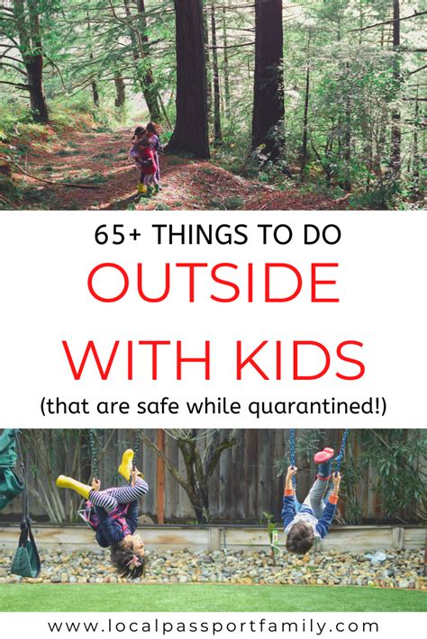 65+ Things to Do Outside with Kids at Home | Outdoor Activities with ...