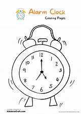 Alarm Clock Coloring Pages For Kids – Free Printables  Art & Craft sketch template