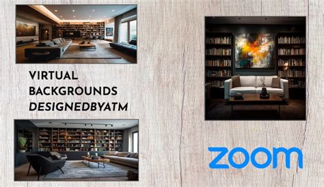 Zoom Virtual Backgrounds Modern, Office, Living Room, Windows, Beach ...