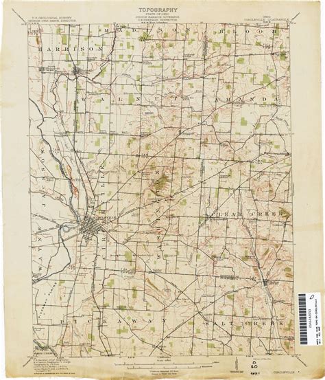 Jackson County Ohio Map Ohio Historical topographic Maps Perry Castaa ...