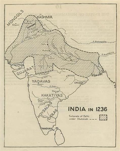 Delhi Sultanate Map 15th Century