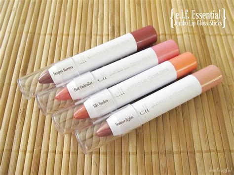 e.l.f. Essential Jumbo Lip Gloss Stick {Review} | {makeupfu}
