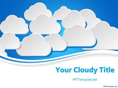 Free Cloud Computing PPT Template