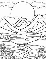30 Nature Coloring Pages Free Sheets For Kids sketch template