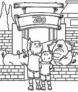 Zoo Coloring Pages sketch template