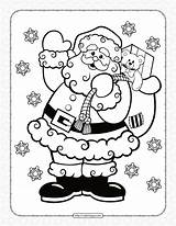Santa Claus Coloring Sheet Printable sketch template
