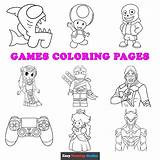 Coloring Page Games Pages  Vrogueco sketch template