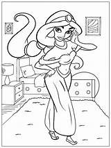 Jasmine Coloring Pages  Free Printable For Kids sketch template