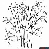 Bamboo Coloring Page  Easy Drawing Guides sketch template