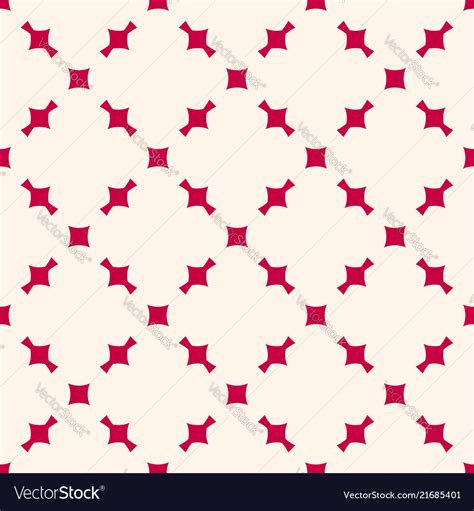 Luxury red and white geometric seamless pattern Vector Image