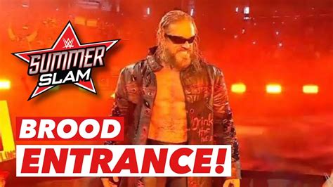 WWE Edge Brood Entrance At SummerSlam 2021! - YouTube