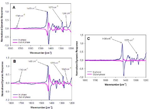 Dynamic FTIR spectrum of water-extracted nanocomposite recorded at (A)... | Download Scientific ...