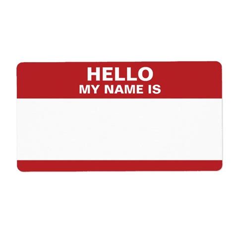 Hello My Name Is label | Zazzle | Hello my name is, Sticker graffiti, Names