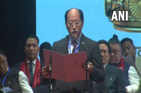 Neiphiu Rio takes oath as Nagaland Chief Minister for the fifth time