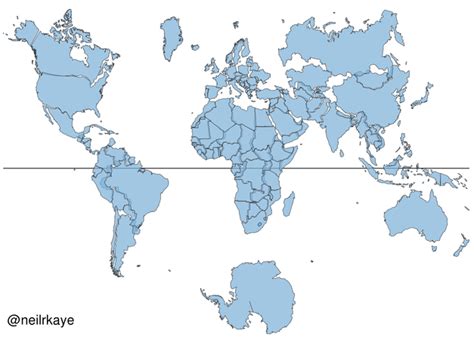 True Scale Map of World Shows Real Size of Countries | Accurate world map, World geography ...