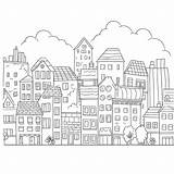 Houston Skyline Coloring Page Pages sketch template