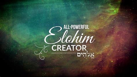 The Names of God: Elohim - Reston Bible Church