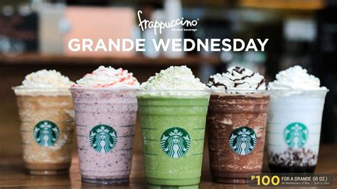 The Food Alphabet and More: Grande Wednesdays is back at Starbucks ...