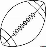 Cartoon Football Coloring Page  Easy Drawing Guides sketch template