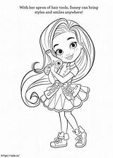 Sunny From Day coloring Page sketch template