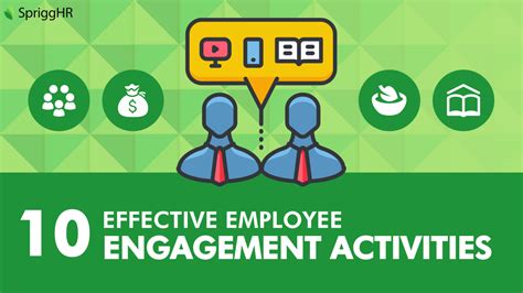 10 Effective Employee Engagement Activities • SpriggHR