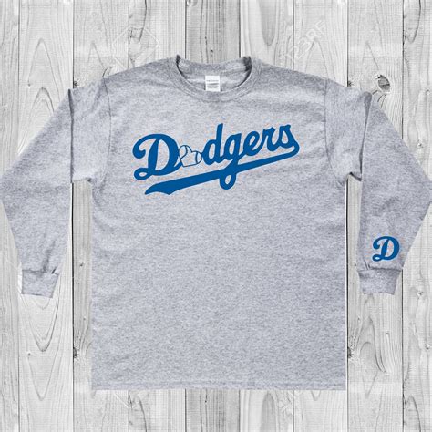 Los Angeles Dodgers T-shirt, Dodgers T-shirt, Long sleeve t-shirt, Baseball t-shirt, Youth T ...