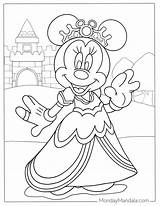 Free Printable Minnie Mouse Coloring Pages PDF sketch template
