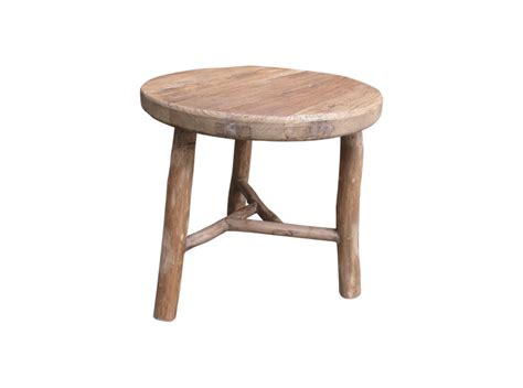 CORSO BRUSHED WOOD SMALL ROUND TABLE | Wooden side table, Table, Wooden