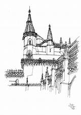 Monastery Coloring Pages sketch template