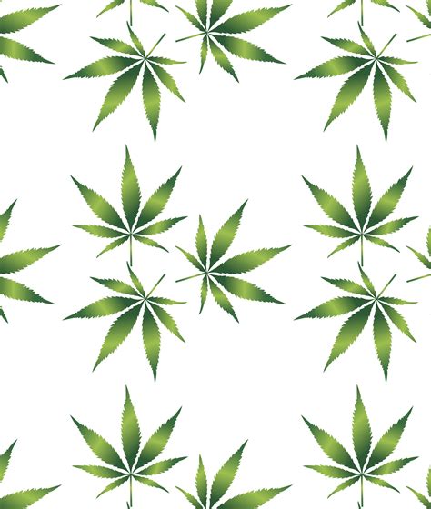 Free Clipart Of A cannabis leaf pattern