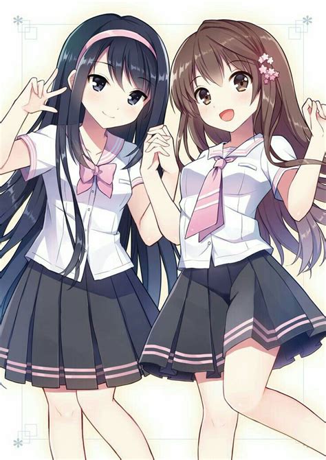 11 best Anime Girls Twins or Best friends images on Pinterest | Anime girls, Manga art and Manga ...